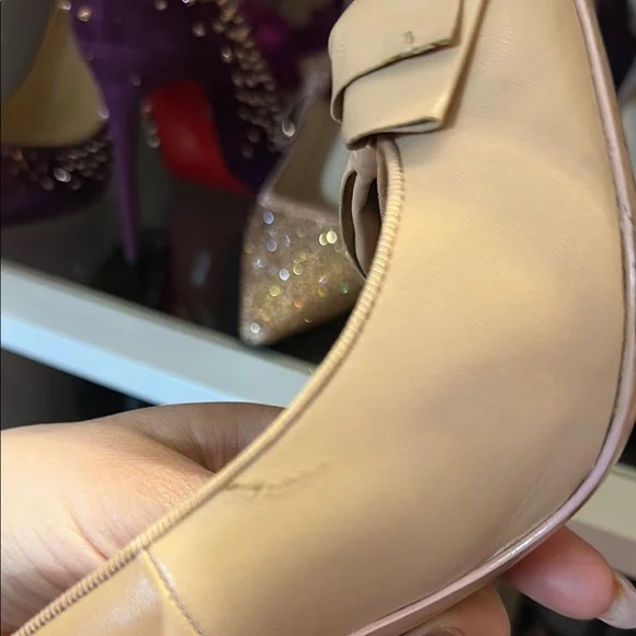 Bottega Veneta Women's nude Bow Pumps
